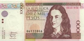 Kolumbien / Colombia P.453q 10.000 Pesos 4.9.2013 (1) 