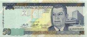 Honduras P.094Aa 50 Lempiras 2006 (1) 