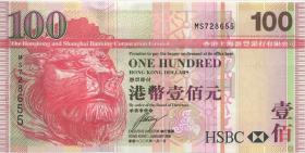 Hongkong P.209e 100 Dollars 2008 (1) 