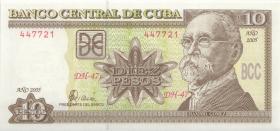 Kuba / Cuba P.117h 10 Pesos 2005 (1) 