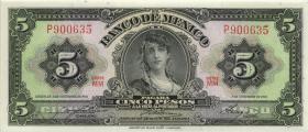 Mexiko / Mexico P.060g 5 Pesos 1961 (1) 