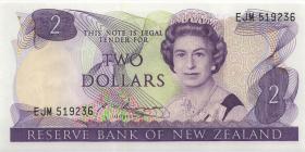Neuseeland / New Zealand P.170b 2 Dollars (1985-92) (1) 