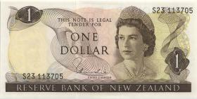 Neuseeland / New Zealand P.163d 1 Dollar (1977-81) (1) 