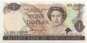 Neuseeland / New Zealand P.169a 1 Dollar (1985-89) (1) 