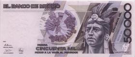 Mexiko / Mexico P.093b 50000 Pesos 1990 (1) 