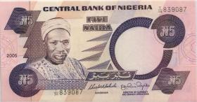 Nigeria P.24k 5 Naira 2005 (1) 
