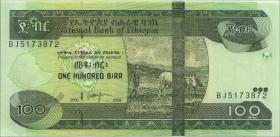 Äthiopien / Ethiopia P.52d 100 Birr 2008 (1) 