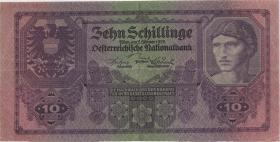 Österreich / Austria P.089 10 Schillinge 1925 (3) 