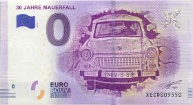 0 Euro Souvenir Schein 30 Jahre Mauerfall (1) 