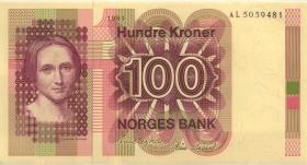 Norwegen / Norway P.41c 100 Kroner 1981 (1) 