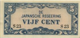 Ndl. Indien / Netherlands Indies P.120a 5 Cent (1942) (1) 
