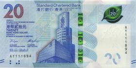 Hongkong P.332a 20 Dollars 2018 (1) 