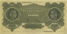 Polen / Poland P.032 10.000 Mark 1922 (2+) 