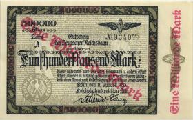 PS1290 Reichsbahn Köln 1 Milliarde Mark 1923 (1) Überdruck 