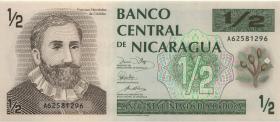 Nicaragua P.171 1/2 Cordoba (1991) (1) 