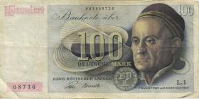 R.256 100 DM 1948 Bank Deutscher Länder 1-stellig (3) 