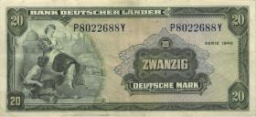 R.260 20 DM 1949 Bank Deutscher Länder (3) 