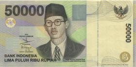 Indonesien / Indonesia P.139d 50.000 Rupien 1999/2002 (1) 