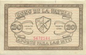 Kuba / Cuba Guerilla Banknoten 20 Centavos Bono De La Patria (2) 