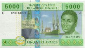 Zentral-Afrikanische-Staaten / Central African States P.209Ue  5000 Francs 2002 (2020) (1) 