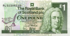 Schottland / Scotland P.358 1 Pound 1994  (1) Gedenkbanknote 
