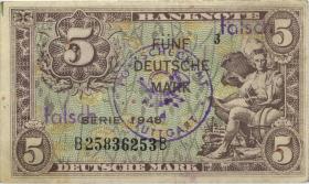 R.236F 5 DM 1948 zeitgenössische Fälschung (3) "Stuttgart" 