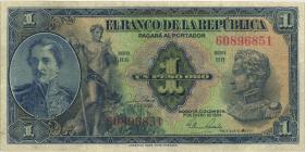 Kolumbien / Colombia P.380g 1 Pesos Oro 1954 (3) 