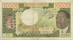 Gabun / Gabon P.05a 10000 Francs (1974) (3) 