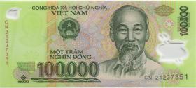 Vietnam / Viet Nam P.Neu 100.000 Dong (20)21 Polymer (1) 