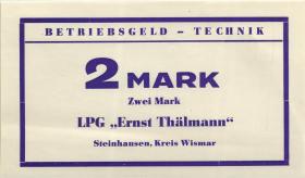 L.132c.2 LPG Steinhausen "Ernst Thälmann" 2 Mark (1) 