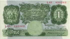 Großbritannien / Great Britain P.363b 1 Pound (1928) (1) 
