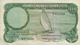 Ost Afrika / East Africa P.46 10 Shillings (1964) (3) 