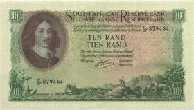 Südafrika / South Africa P.106b 10 Rand (1961) (Englisch) (3+) 