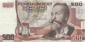 Österreich / Austria P.151 500 Schilling 1985 D (2+) 