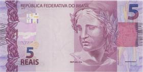 Brasilien / Brazil P.253f 5 Reais 2010 (2023) (1) 