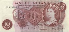 Großbritannien / Great Britain P.373b 10 Shillings (1962-66) (1) 