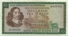 Südafrika / South Africa P.114c 10 Rand (1975) (2) 
