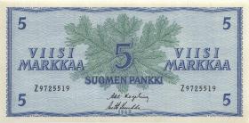 Finnland / Finland P.099 5 Markkaa 1963 (1/1-) 
