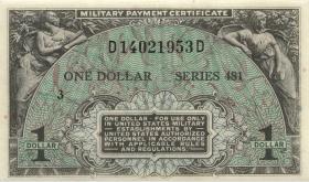 USA / United States P.M26 1 Dollar (1951) Serie 481 (2) 