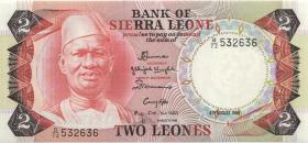 Sierra Leone P.06g 2 Leones 1984 (1) 