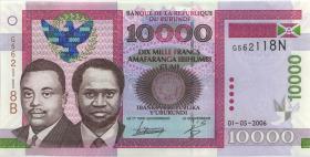 Burundi P.43b 10.000 Francs 2006 (1) 