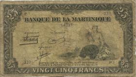 Martinique P.17 25 Francs (1943-45) (5) 
