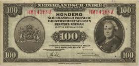 Ndl. Indien / Netherlands Indies P.117 100 Gulden 1943 (3) 