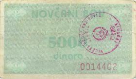 Bosnien & Herzegowina / Bosnia P.051c 5.000 Dinara (1992) (3) 