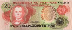 Philippinen / Philippines P.162c 20 Piso (1978) (1) 
