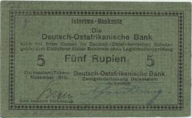 R.921a: Deutsch-Ostafrika 5 Rupien 1915 D (1) 