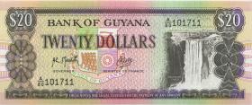 Guyana P.27 20 Dollars (1989) U.1 (1) 