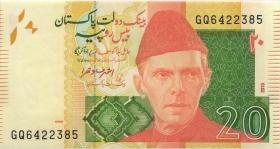 Pakistan P.55i 20 Rupien 2013 (1) 