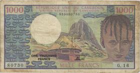 Kamerun / Cameroun P.16c 1000 Francs 1978 (4) 