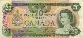 Canada P.089b 20 Dollars 1969 (3+) 